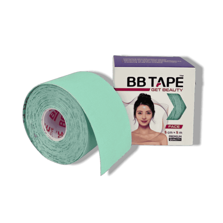 BB Beauty Face Tape 5cm Pastellgrün - Gesichtstape für Lifting, Faltenreduzierung und natürliche Hautstraffung