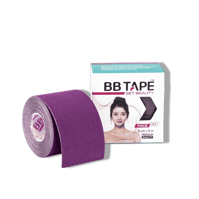 BB Beauty Face Tape Silk Lila 5cm - Gesichtstape für Lifting, Hautstraffung und natürliche Verjüngung