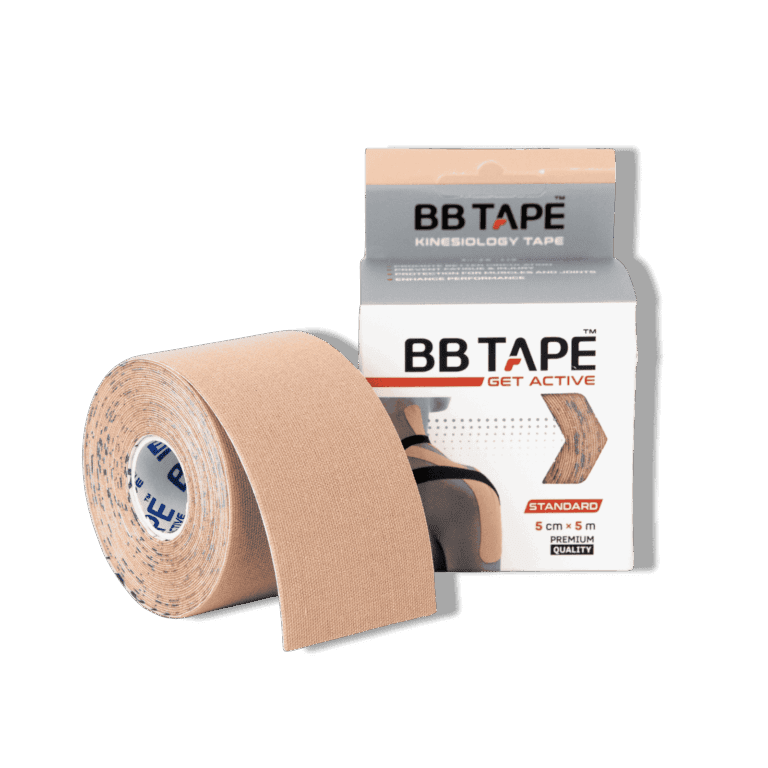 BB Tape Standard Body Beige - Kinesiologie Tape für Muskeln, Gelenke, Schmerzreduktion und sportliche Unterstützung